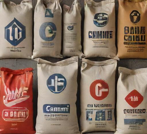 cement bags